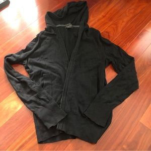 Banana Republic luxury blend Black zip up hoodie